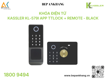 Khóa điện tử Kassler KL-579I App TTlock + Remote - Black